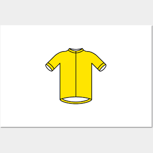 Yellow Leaders Cycling Jersey Posters and Art